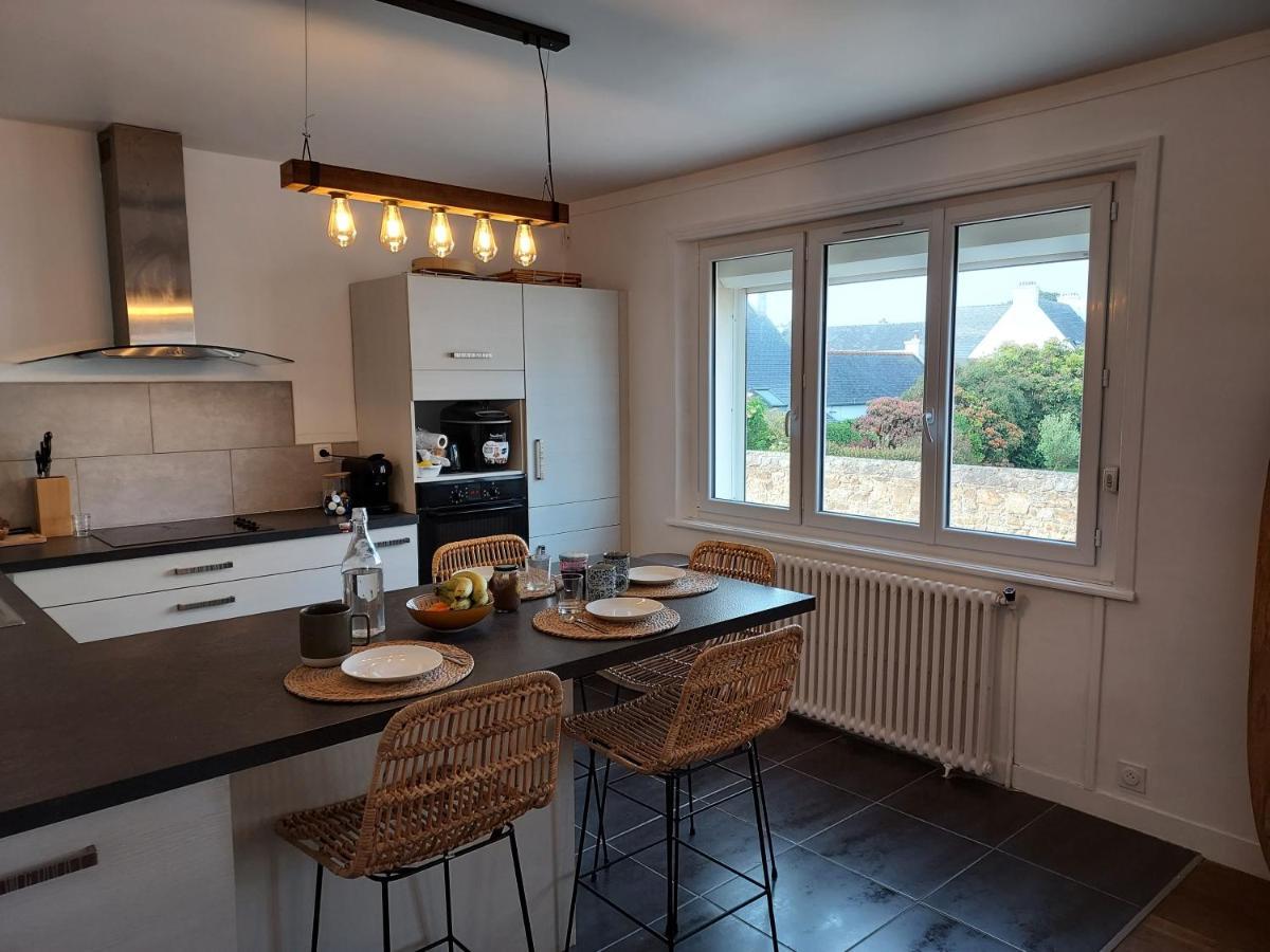 Maison Au Coeur Du Bourg, Plages A Pied Plougasnou Kültér fotó